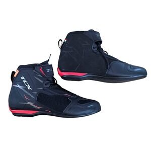 TCX R04D Air Motorcycle Riding Boots Men's Size US 11 EU 45 Black Red